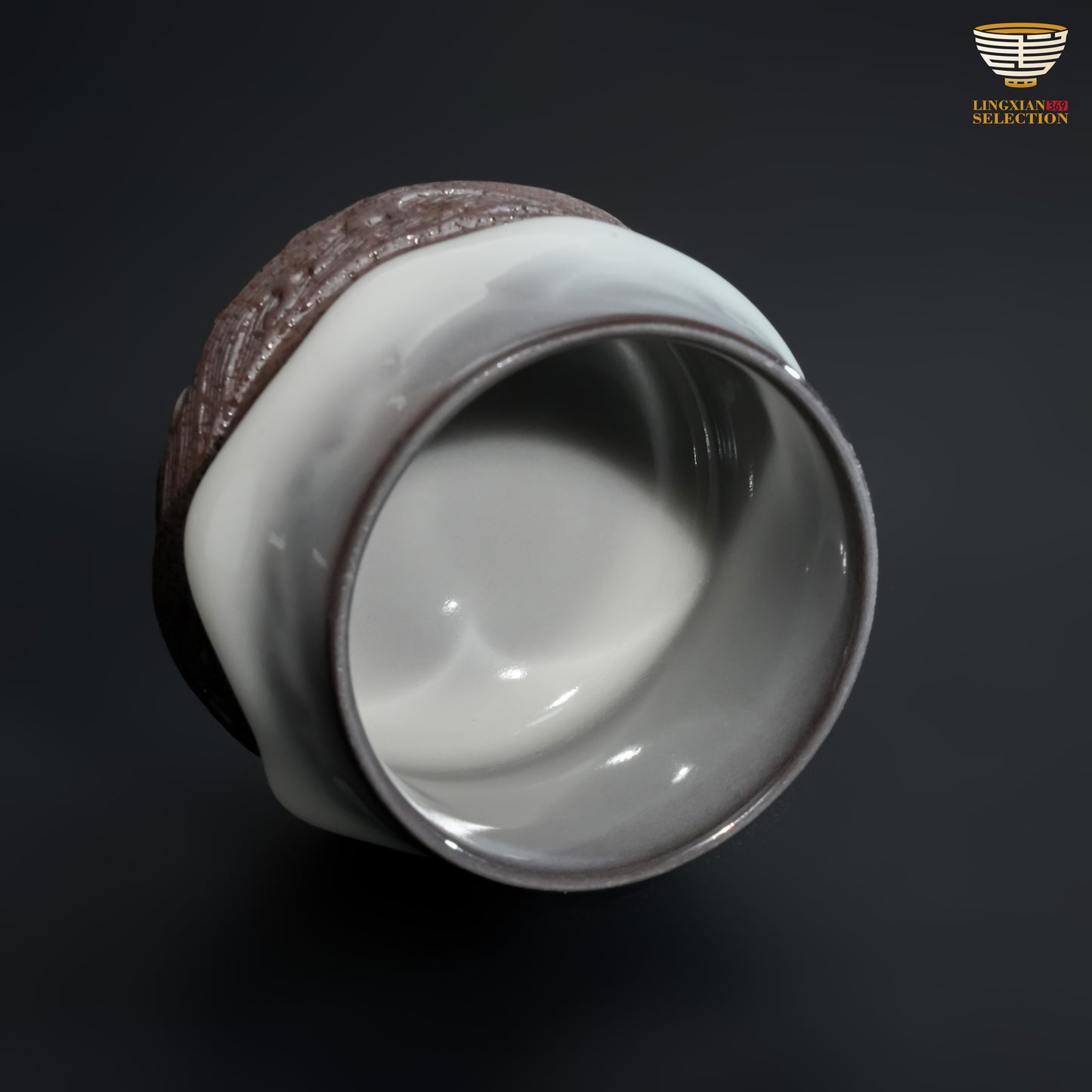 Wu Jun · Snowy Peaks & Rivers Series Teacup｜Handcrafted Art Reflecting the Mountains of the Plateau