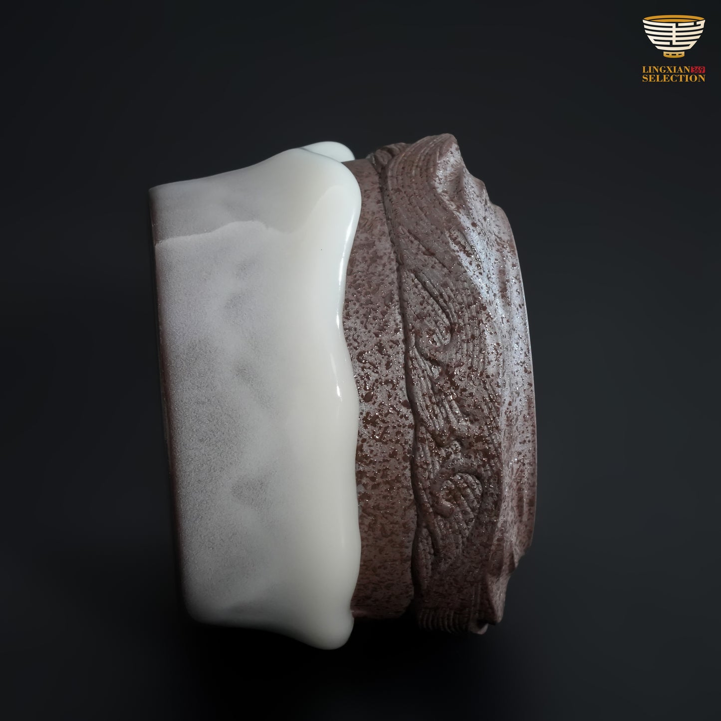 Wu Jun · Snowy Peaks & Rivers Series Teacup｜Handcrafted Art Reflecting the Mountains of the Plateau