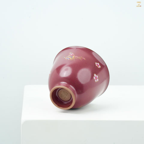 Celadon by Chen Huifang · Flying Wings Series Teaware  | Hand-Painted Butterfly Design Teacup | Elegant Gift for Women & Tea Gatherings