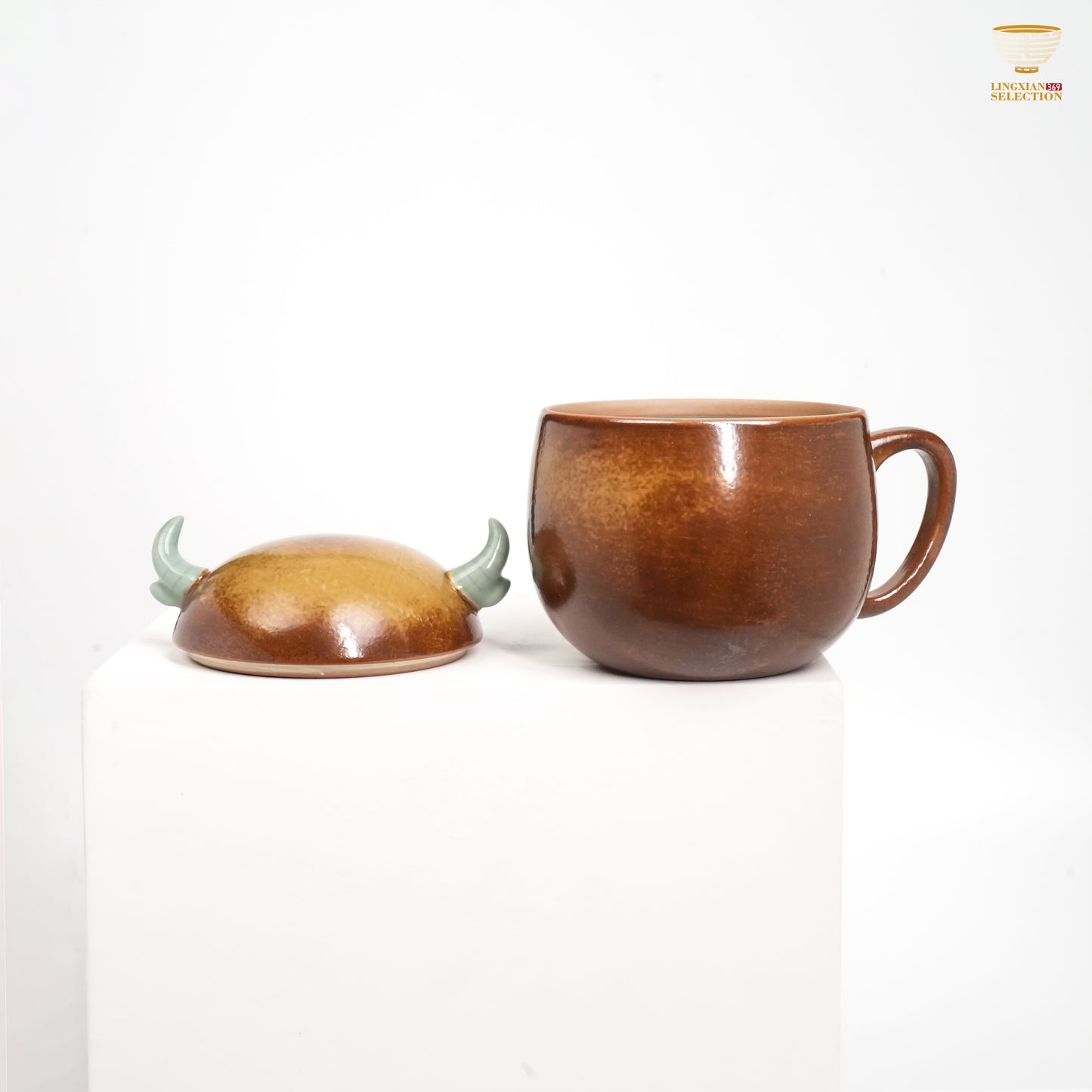 Jin Hongyang · Wood-Ash Glaze Mug Series｜High-Fired Wood Kiln · Handmade Ceramic Art · Unique Creative Design · Ideal for Daily Beverages