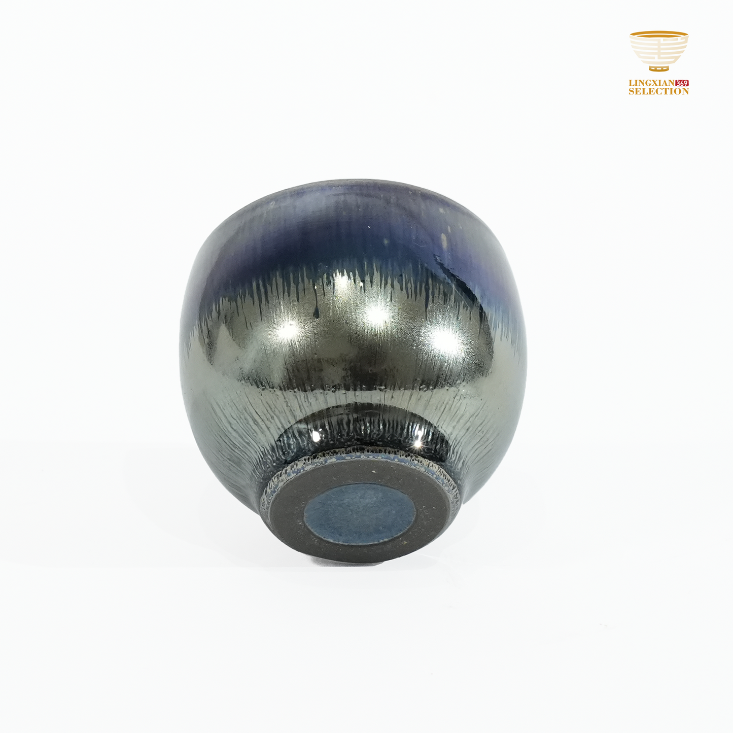 Bai Ding · Water Sprout Hand-Held Cup | Fluid Grace · Luminous Glaze Fire · Handcrafted Jian Ware Teacup