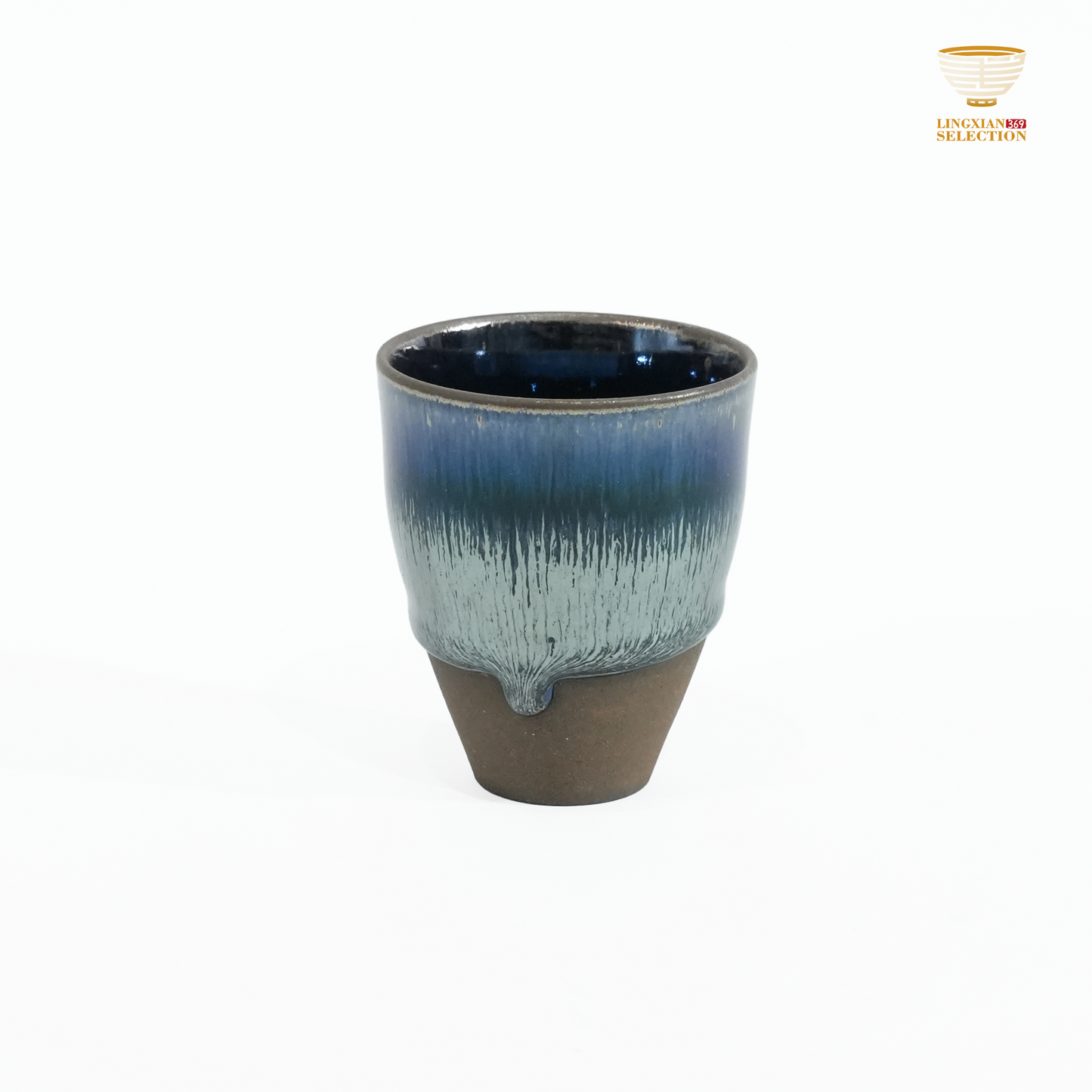 Bai Ding · Water Sprout Bullet Cup | Fluid Grace · Luminous Glaze Fire · Handcrafted Jian Ware Teacup