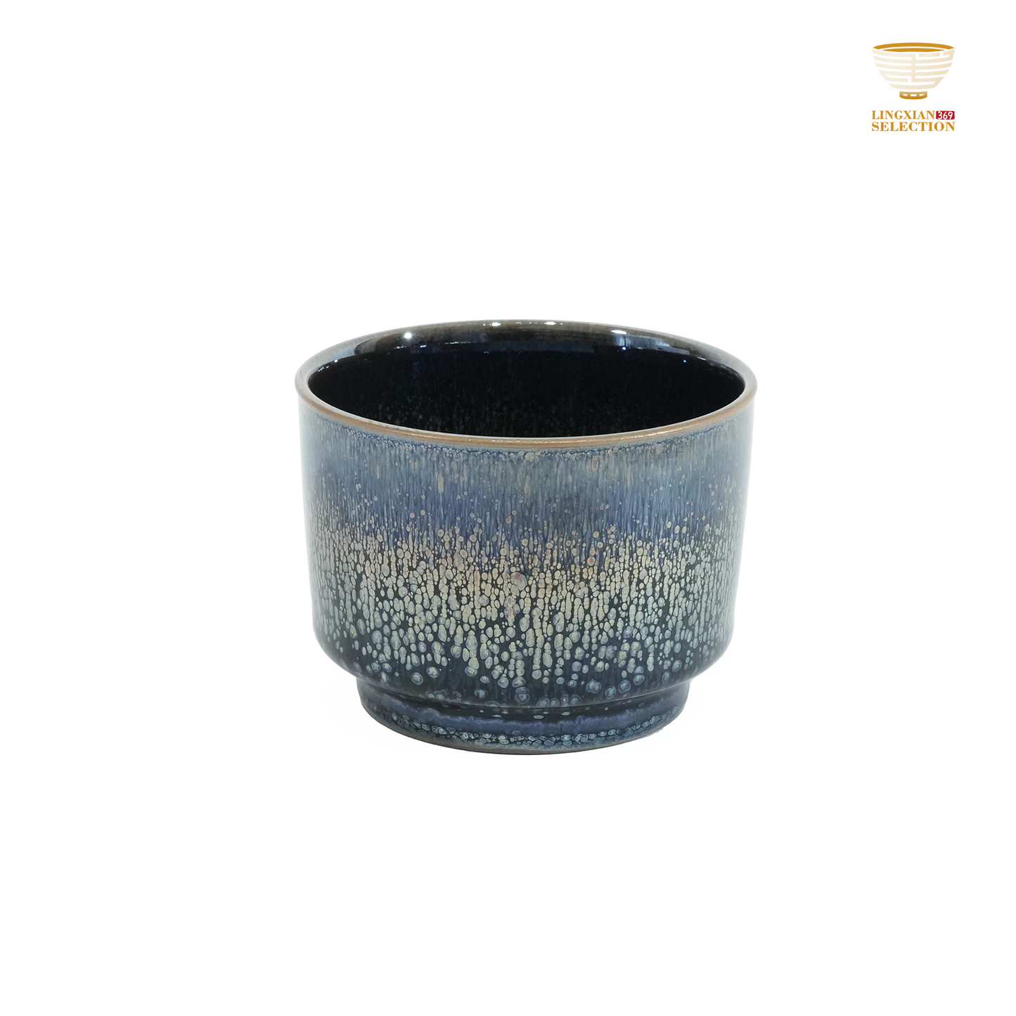 Bai Ding · Latent Grain Horizon Cup | Tranquil Elegance · Handcrafted Jianzhan Teacup