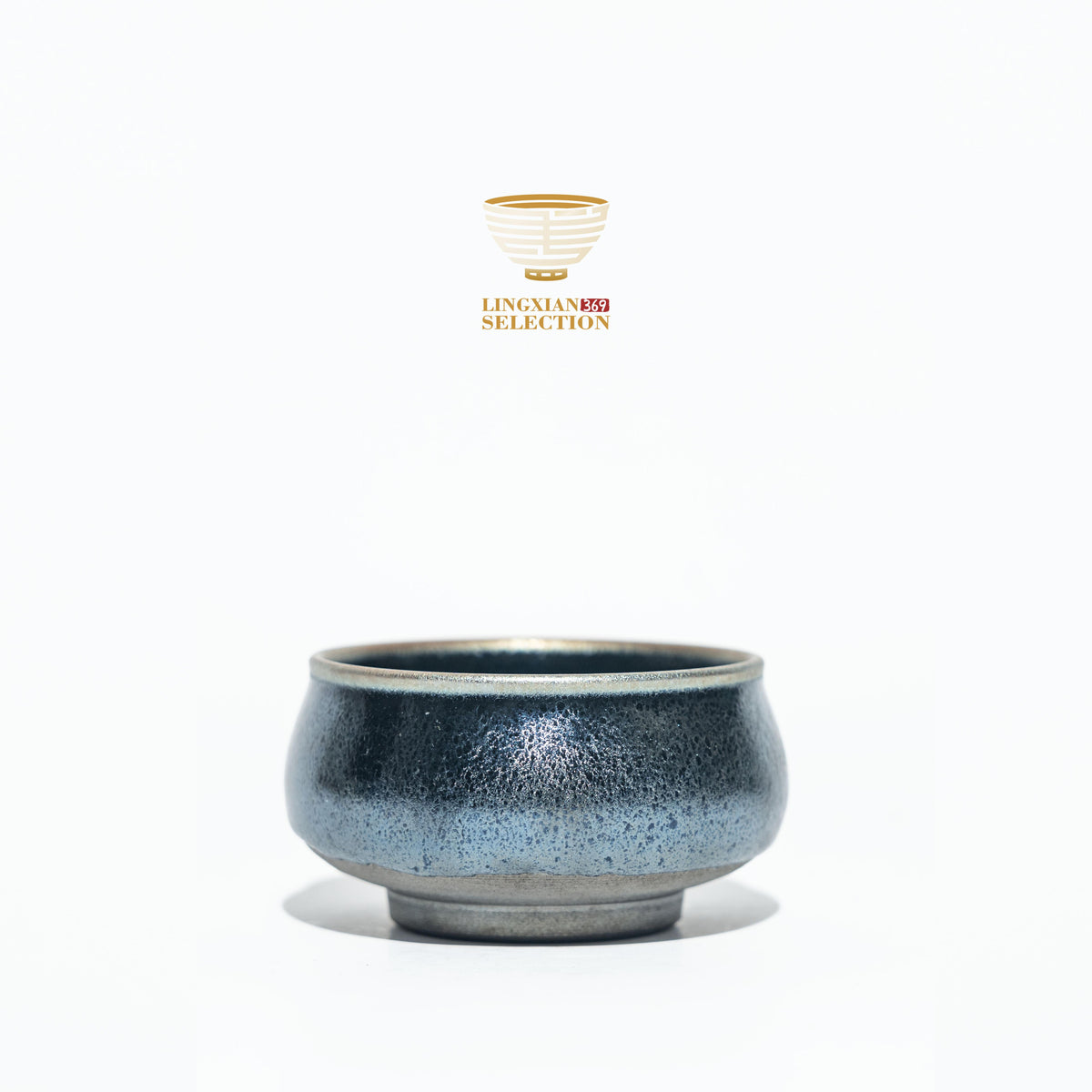 Huang Changfa Master “Que Yu” collection teacup blue Jianzhan teacup