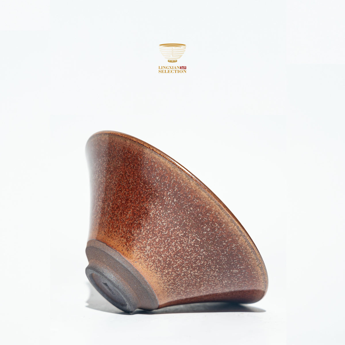 Zhou Jiayong Forbidden City red Bamboo Hat shape cup