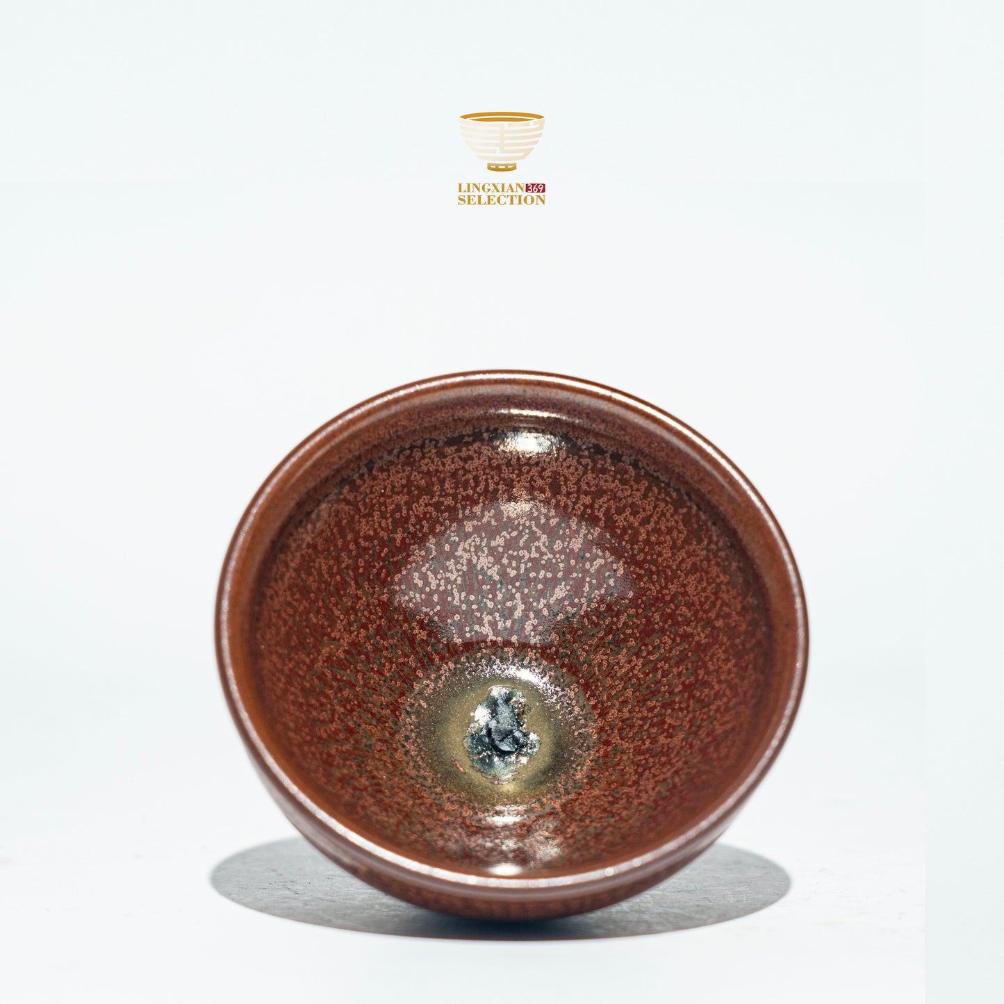 Zhou Jiayong Forbidden City red Aerolite Constraint-Rim shape cup