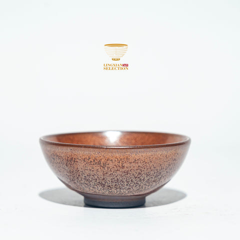 Zhou Jiayong Forbidden City red Aerolite Flat-Rim shape cup