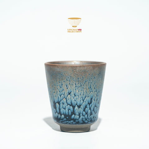 Zhang Jiahua Halo Glaze Oil-Drop Glaze Hand-grip shape teacup