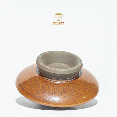 Zhang Jiahua Halo Glaze  cup  holder