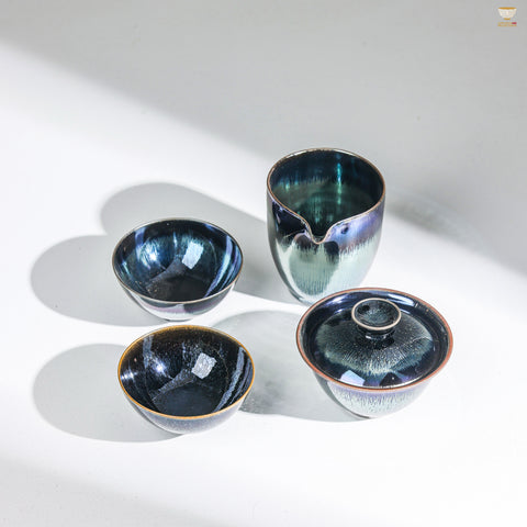 Bai Ding · Fortunate Encounter 10th Anniversary Tea Set | Tea Set | Tea Cup | Gift | Collectible | Artwork