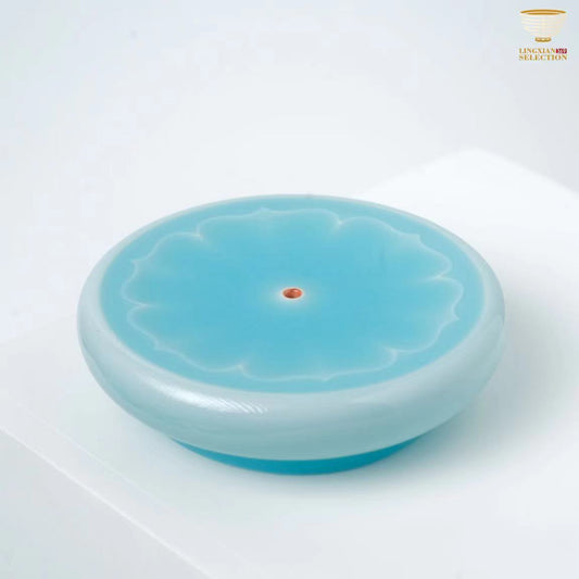 【Jin Hongyang Rosebud design Incense Stick Holder】 Lotus Petal Design｜Handcrafted Ceramic Aroma Burner｜Zen Elegance for Tranquil Spaces