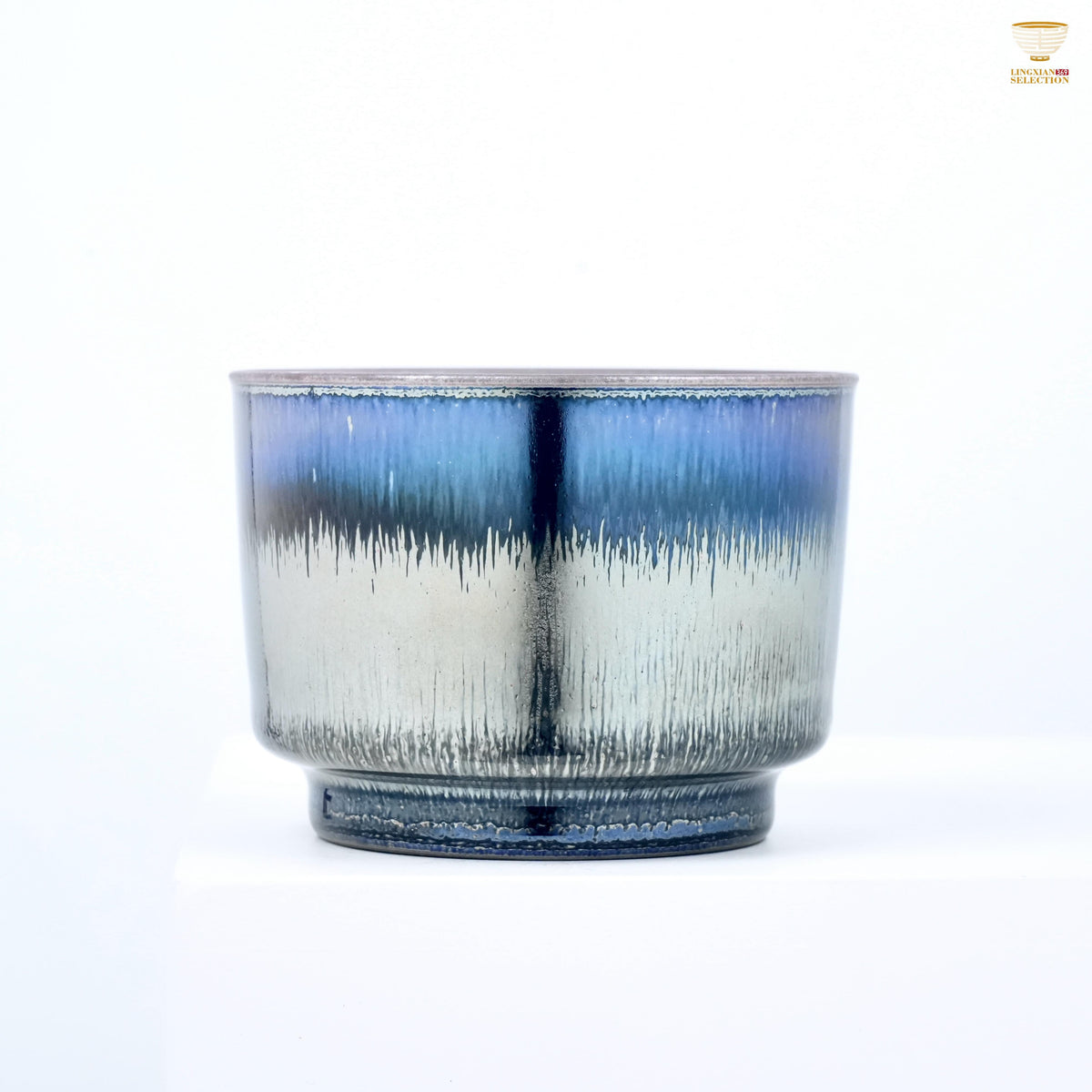 Bai Ding Horizon shape Jianzhan Teacup | Handcrafted Tea Cup｜Whiskey Cup | Kongfu Teaware Inspired by Song Dynasty