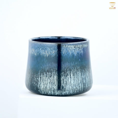 Bai Ding Water Sprout & Latent Grain Spinning Teacup | Whiskey Cup｜Master Cup with Swivel Base | Handcrafted Chinese Gongfu Teaware