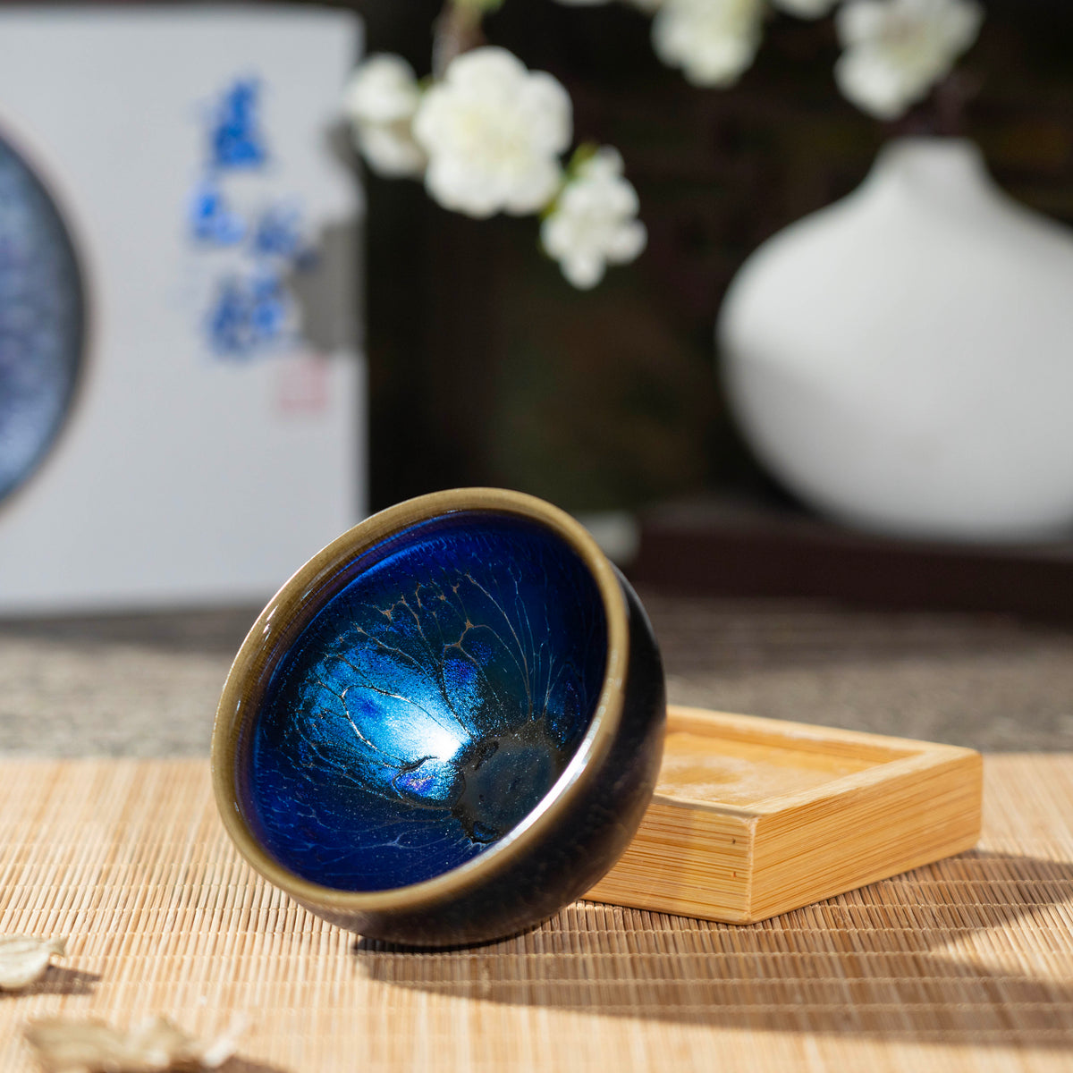 [Blue Elf Cups in Different Shapes - Jianzhan] Master Chen Huizhong's representative works